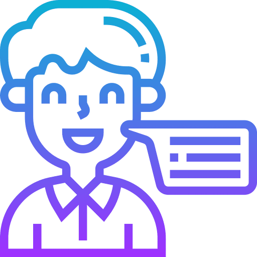 Speech dialogue communication chat bubble icon