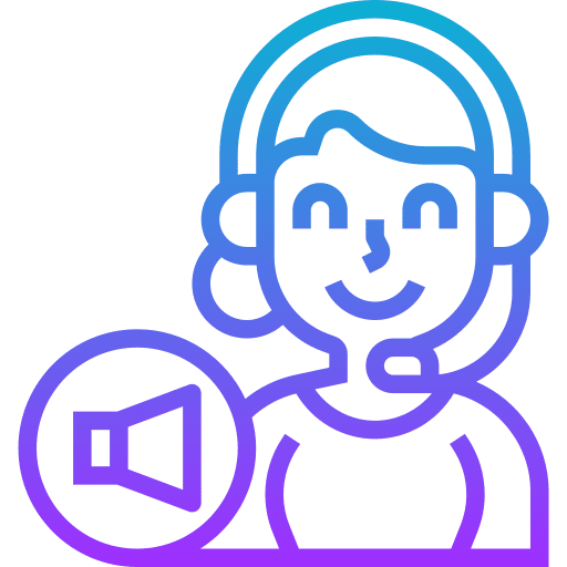 Operator receive microphone receiver icon Operator receive microphone receiver icon