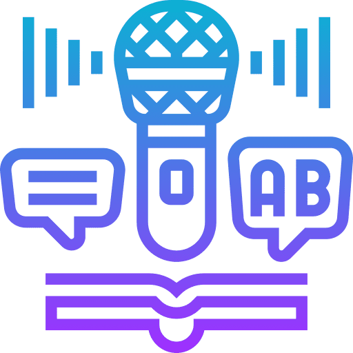 Voice recording recorder technology icon
