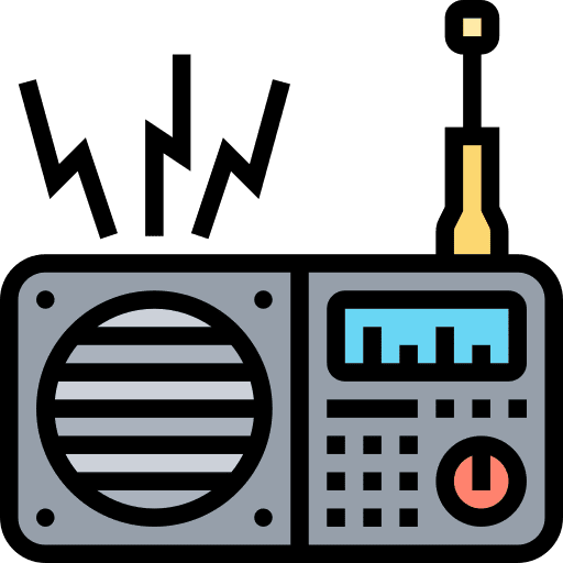 Radio electronics radio station program icon