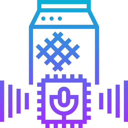 Voice processor chip ram icon Voice processor chip ram icon