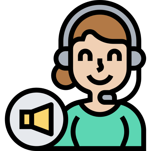 Operator call center microphone headphone icon Operator call center microphone headphone icon