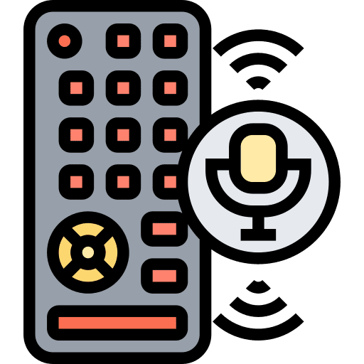 Remote control sound electronics condenser icon Remote control sound electronics condenser icon