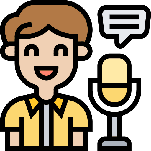 Voice recognition people sound communications icon Voice recognition people sound communications icon