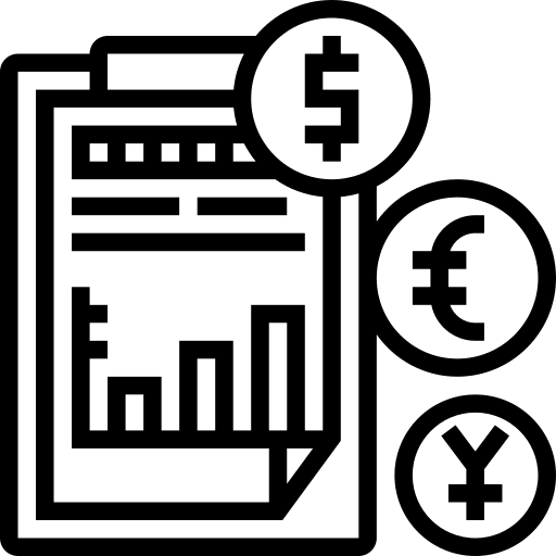 Money exchange business and finance turnover dollar icon