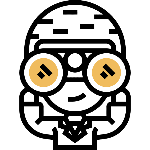 Binocular binocular miscellaneous observation icon