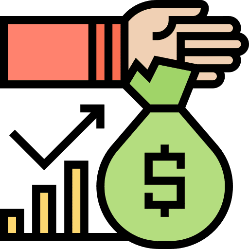Investment business and finance investment funds icon