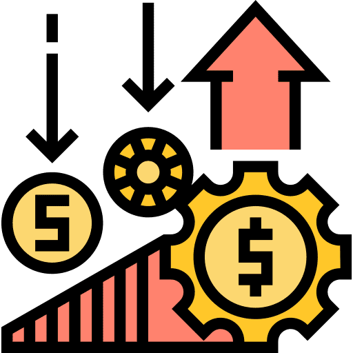 Leverage leverage strength dollar icon