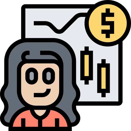 Equity business and finance market banking icon Equity business and finance market banking icon