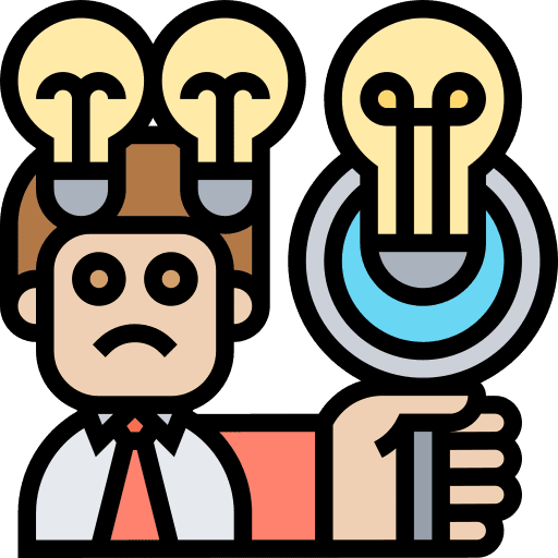 Ideas strategy worker creativity icon Ideas strategy worker creativity icon