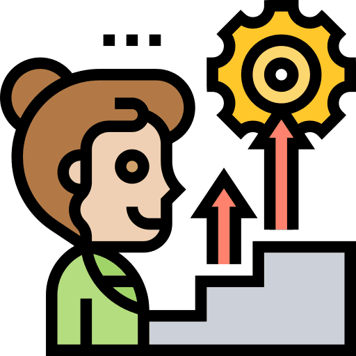 Opportunity challenge motivation career icon