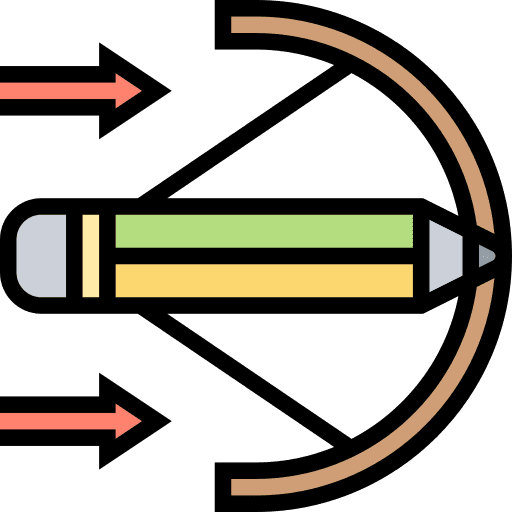 Target goal strategy development target icon Target goal strategy development target icon