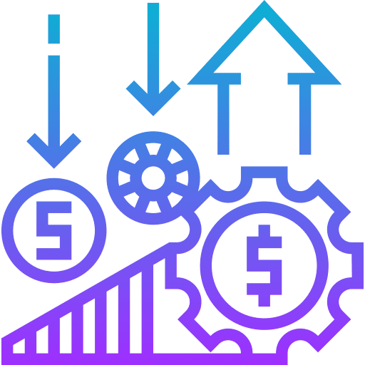 Leverage investment marketing leverage icon