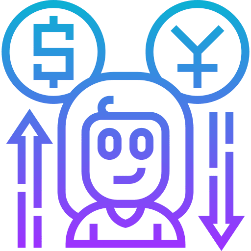 Currency exchange investing business and finance exchange icon Currency exchange investing business and finance exchange icon