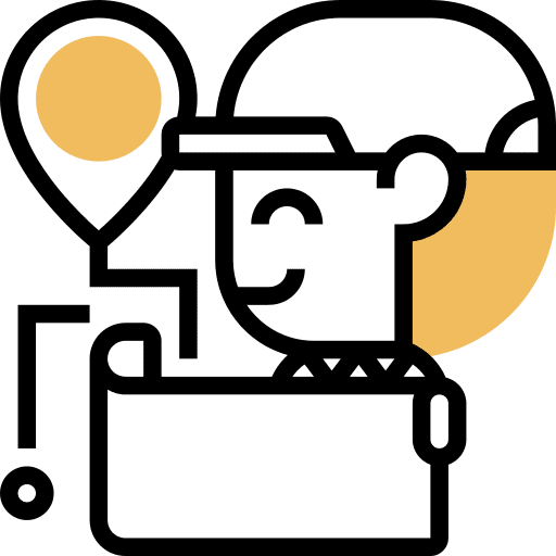 Map itinerary destination explorer icon