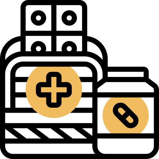 First aid pills first aid healthcare and medical icon First aid pills first aid healthcare and medical icon