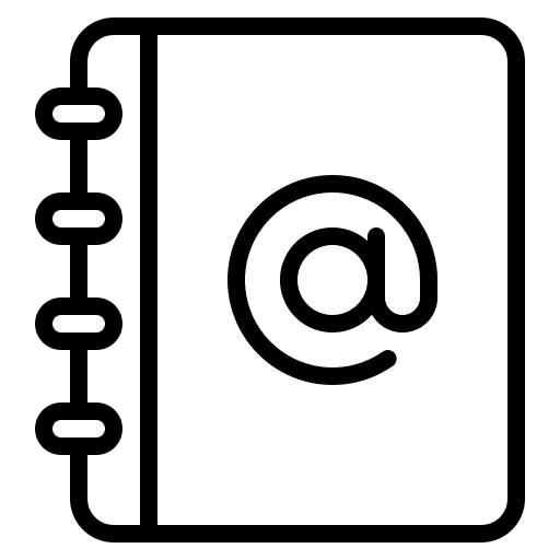 Contact mail envelope content icon Contact mail envelope content icon