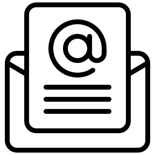 Draft mail envelope note icon