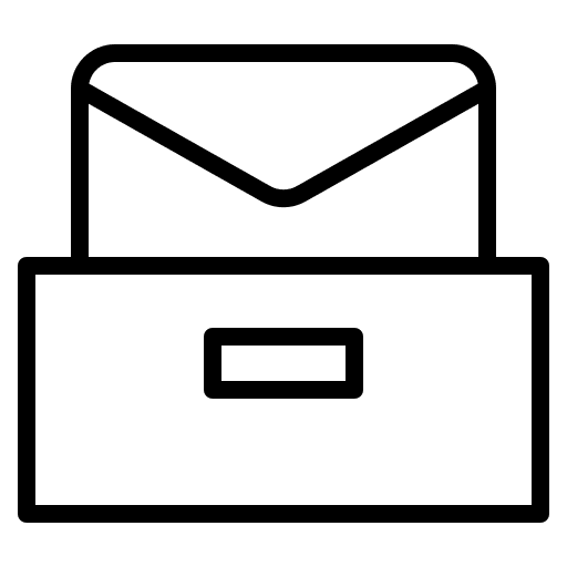 Inbox note inbox communications icon Inbox note inbox communications icon