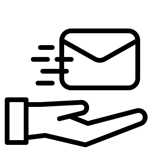 Send mail note content communications icon Send mail note content communications icon