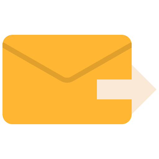 Forwarding forwarding email message icon