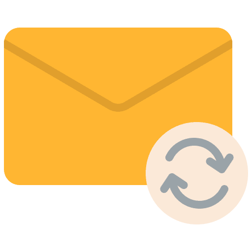 Sync communications email message icon