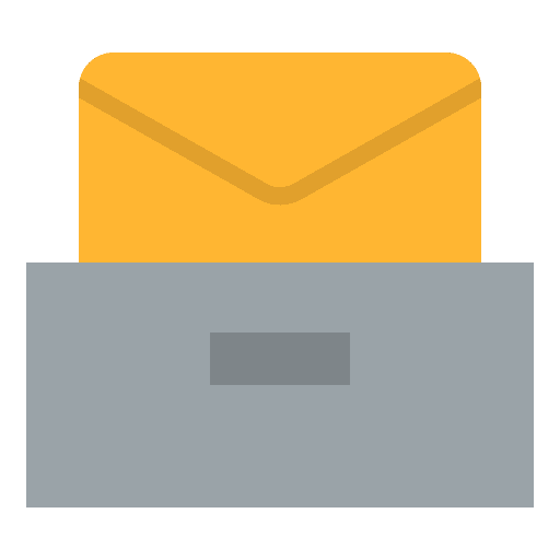 Inbox message contents communications icon Inbox message contents communications icon