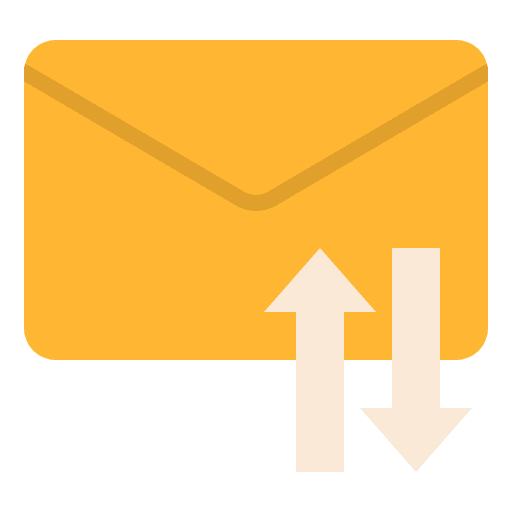 Sorting communications mail sorting icon Sorting communications mail sorting icon
