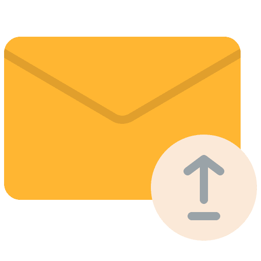 Upload email contents uploading icon Upload email contents uploading icon