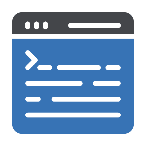 Browser development browser code icon