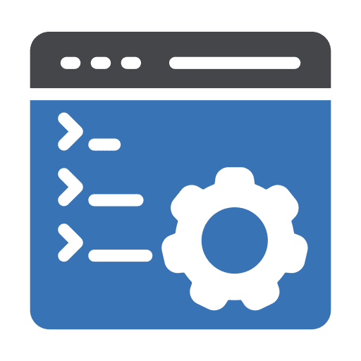 Browser software setting page icon