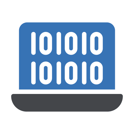Data interace seo and web programing icon