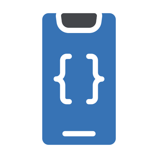 Developer electronics mobile programming language icon