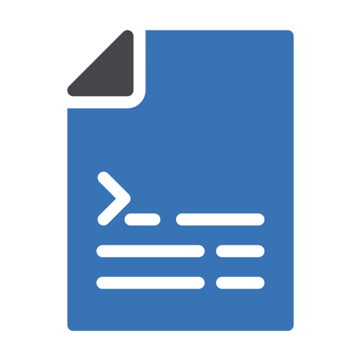 File html paper coding icon
