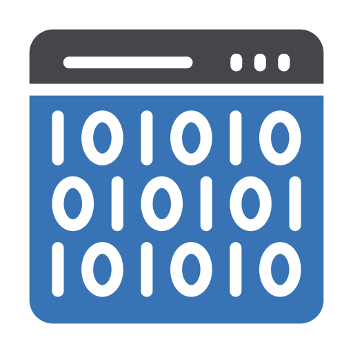Programing language programing language coding seo and web icon