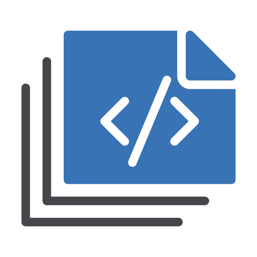 Programming language sheet programming language file icon