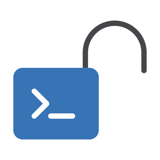 Security programming language security laptop icon