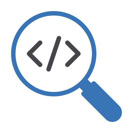Web development search web development programming language icon