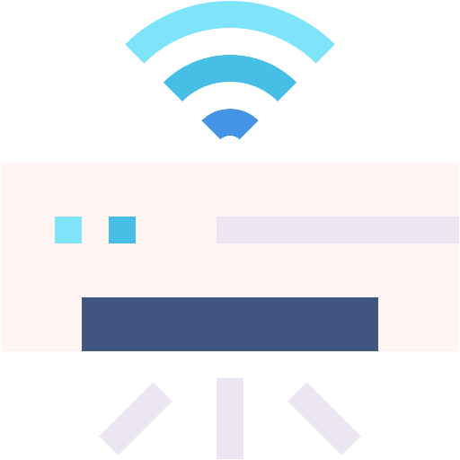Air conditioner digital air conditioning wifi icon