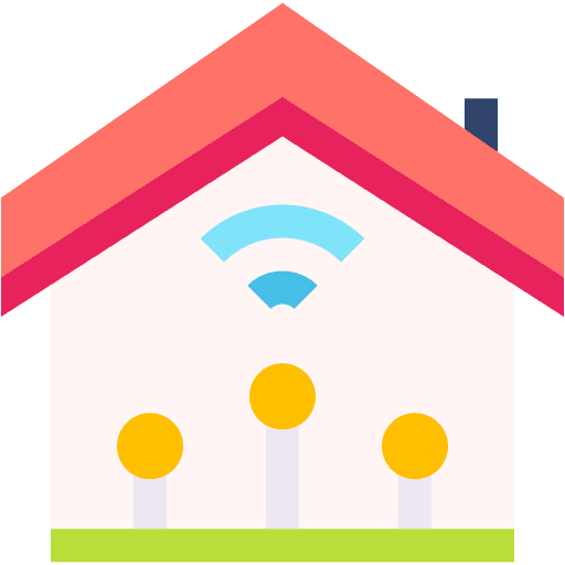 Smart home settings home automation real estate icon Smart home settings home automation real estate icon