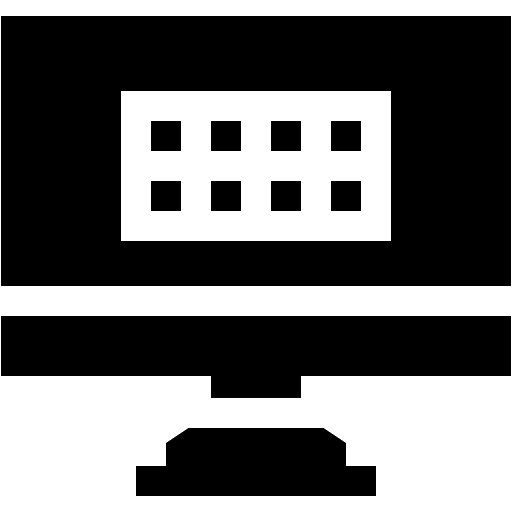Smart tv technology electronics internet of things icon