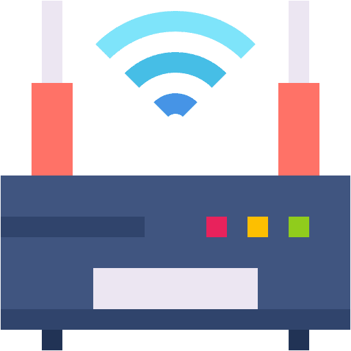 Wifi router education computer hardware modem icon Wifi router education computer hardware modem icon