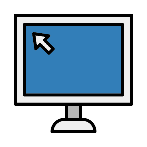 Computer education learning internet icon Computer education learning internet icon