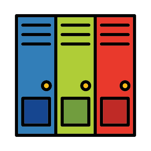 Locker student school cupboard icon Locker student school cupboard icon