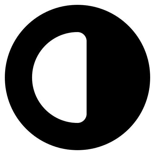 Contrast control weather sun icon Contrast control weather sun icon