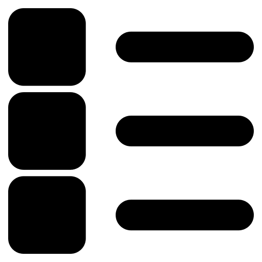 List check list grid menu icon List check list grid menu icon
