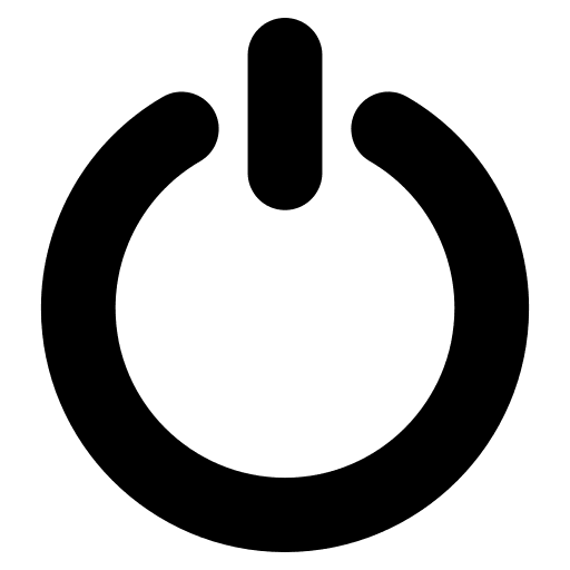 Power shutdown power off power icon Power shutdown power off power icon