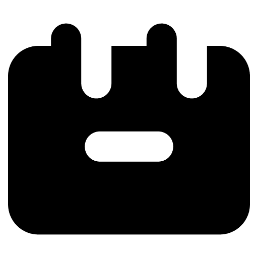 Calendar remove cancel organization icon Calendar remove cancel organization icon