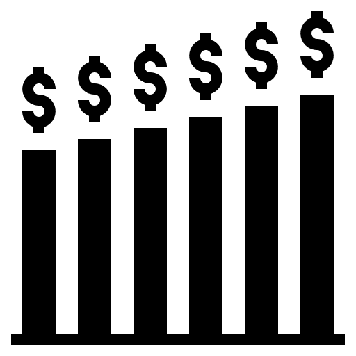 Increase increase revenue business and finance icon Increase increase revenue business and finance icon