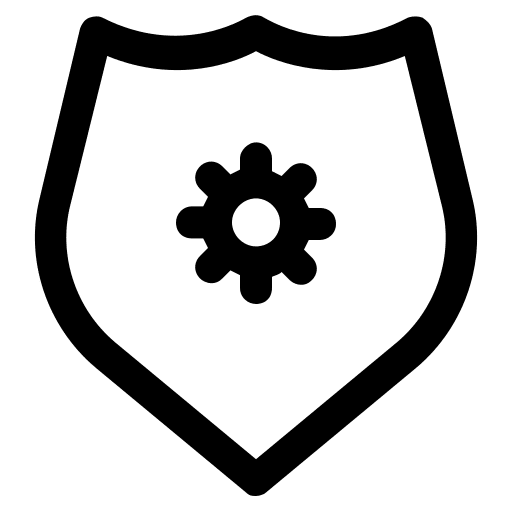Shield setting ui working icon